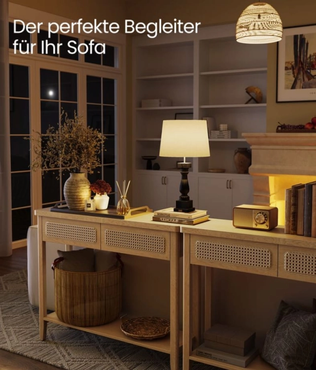 vasagle-stolik-konsolowy-z-2-szufladami-w-stylu-boho-dab-bezowy-rattan