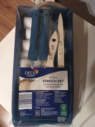 eco Craft zestaw malarski i lakierniczy skladajacy sie z 13 elementow