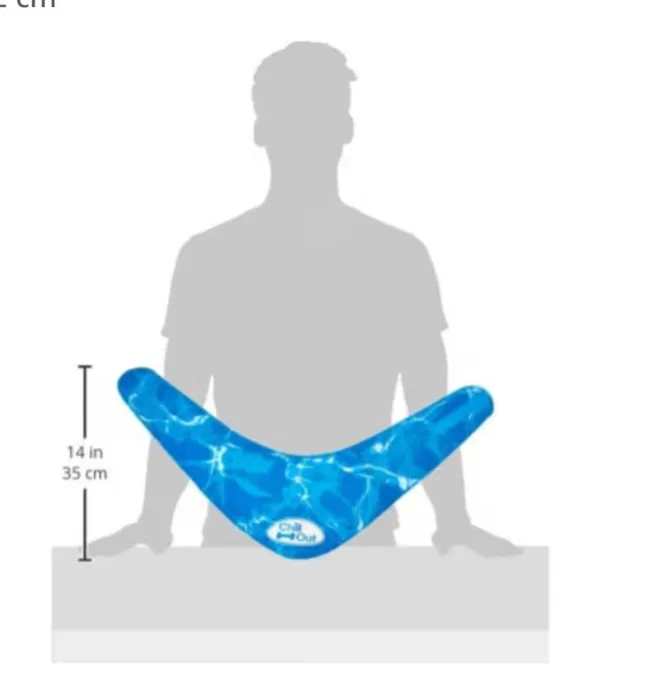 Niebieska chłodząca bandana chusta dla psa AFP Chill Out Dog rozmiar XL