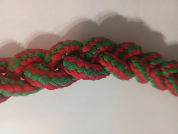Mocny i długi bawełniany szarpak sznur dla dużego psa w rozmiarze L 60 cm