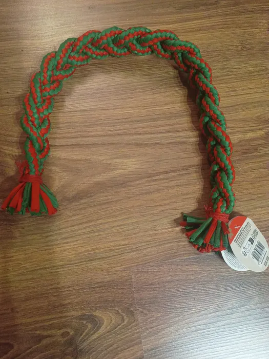 Mocny i długi bawełniany szarpak sznur dla dużego psa w rozmiarze L 60 cm