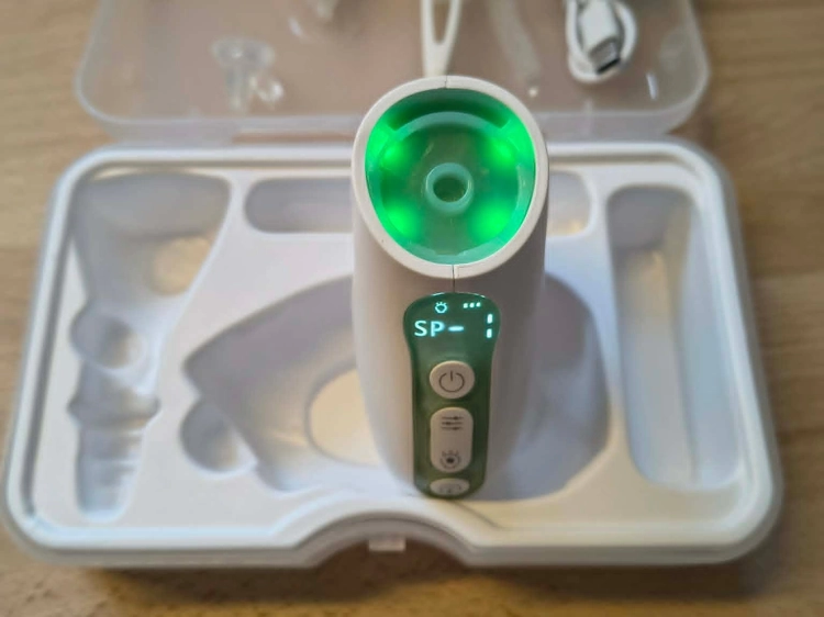 Elektryczny bezprzewodowy aspirator do nosa dla dzieci Momcozy model BN02