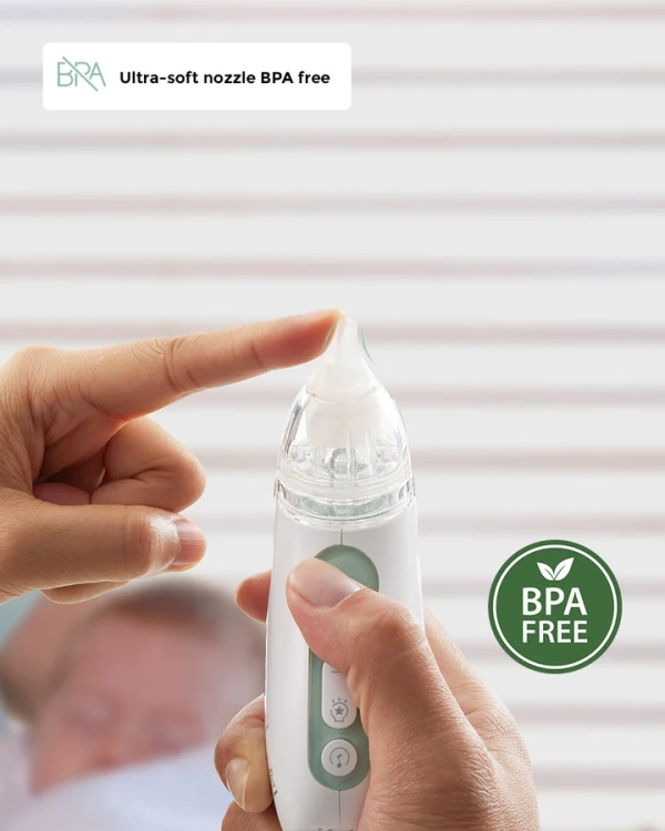 Elektryczny bezprzewodowy aspirator do nosa dla dzieci Momcozy model BN02