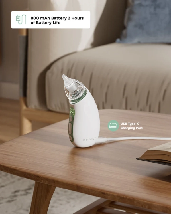 Elektryczny bezprzewodowy aspirator do nosa dla dzieci Momcozy model BN02