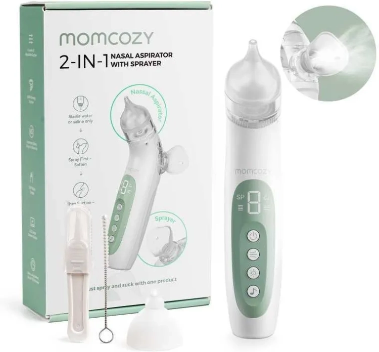 Elektryczny bezprzewodowy aspirator do nosa dla dzieci Momcozy Breezyclear BN007