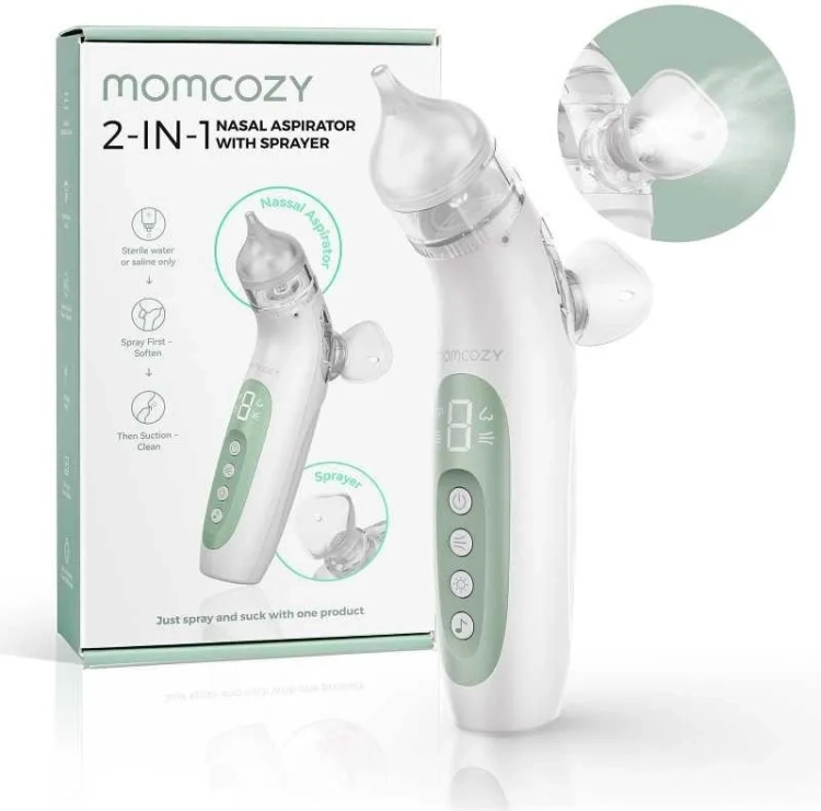 Elektryczny bezprzewodowy aspirator do nosa dla dzieci Momcozy Breezyclear BN007
