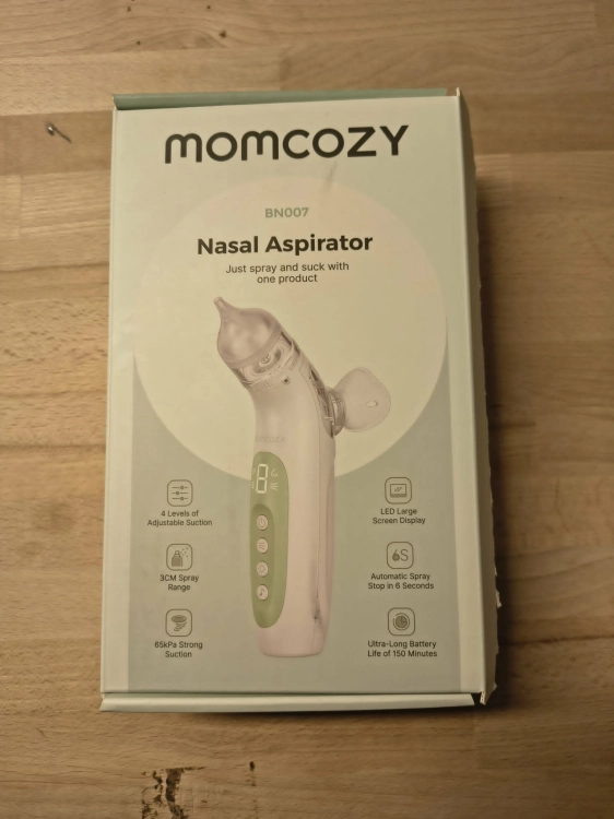 Elektryczny bezprzewodowy aspirator do nosa dla dzieci Momcozy Breezyclear BN007