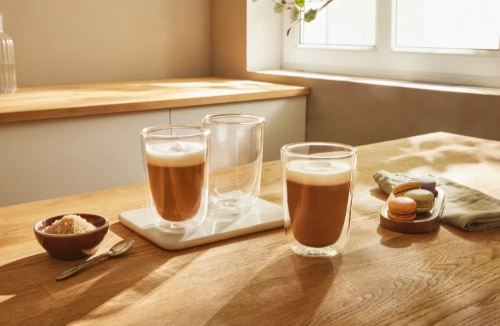 Oryginalne opakowanie zestawu trzech szklanek termicznych do cappuccino Silvercrest gem-ewa-mariusz.pl