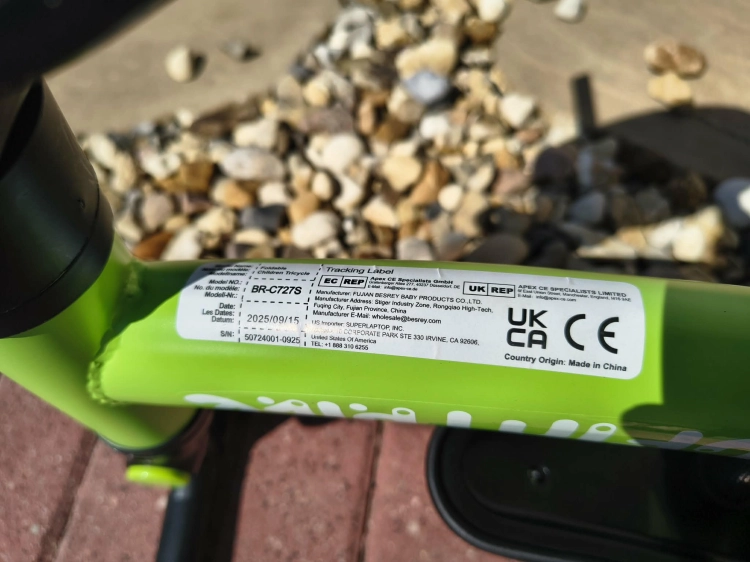 Zielono czarny wielofunkcyjny rowerek dziecięcy Besrey pięć w jednym z podanymi wymiarami gem-ewa-mariusz.pl
