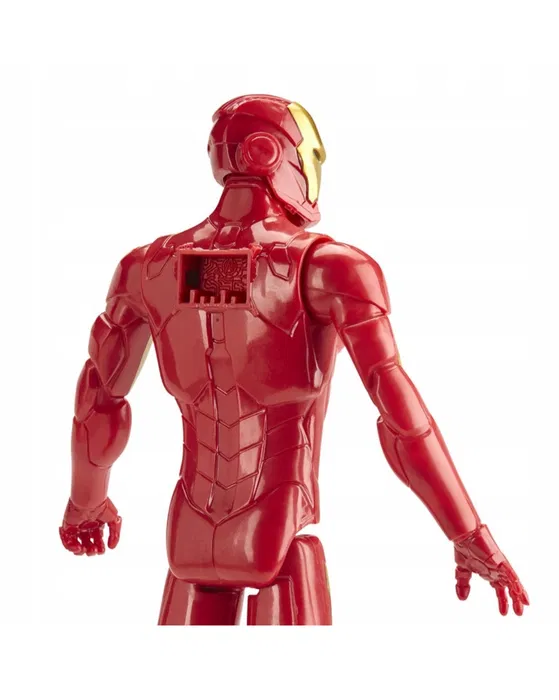 Duża trzydziestocentymetrowa figurka Hasbro Marvel Avengers Titan Hero Iron Man w czerwono złotej zbroi