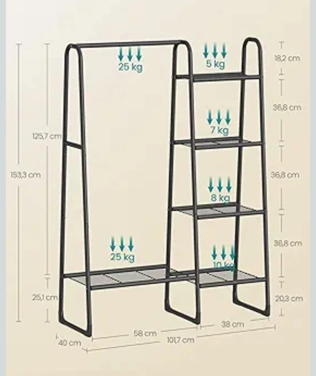 songmics-wolnostojacy-wieszak-na-ubrania-loft-mat-stojak-garderoba-czarny